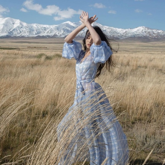 SLEEP OVER SLEEP Palm Dreams Maxi Wrap SequinDress - Picture 8 of 11